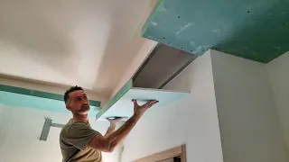 A new and very easy way to install gypsum board decor
