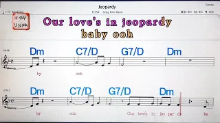 Jeopardy/Greg kihn band💋노래방, 가라오케, 코드 큰 악보,반주,가사💖Karaoke, Sheet Music, Chord, MR