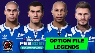 TUTORIAL DE INSTALAÇÃO OPTION FILE (JOGADORES LEGENDS), PARA A LIGA DOS CRAQUES!