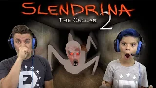 SLENDRINA'S BABY TRIED TO EAT US!! Slendrina The Cellar 2