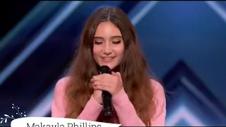 Makayla Phillips sings - America's Got Talent (2018)