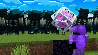 End Crystals Vs 100 Wardens In Minecraft