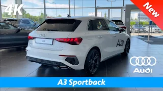 Audi A3 Sportback 2021 (S Line) - First quick look in 4K | Interior - Exterior - LED Headlights