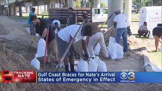 Gulf Coast Braces For Hurricane Nate's Arrival