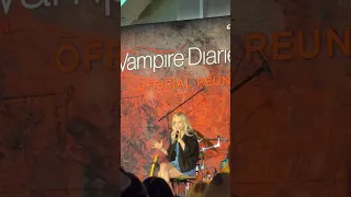 Ian somholder and Candice king pull a prank on Paul Wesley.