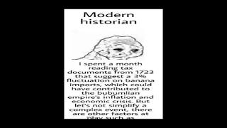 virgin modern historian vs CHAD ancient historian