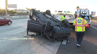 San Diego: I-5 Roll Over Crash 10162020