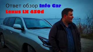 Ответ на обзор Lexus LX450d от InfoCar