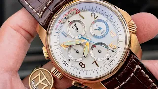 Girard Perregaux Chronograph R&D 01 49930-52-151-BBBA vàng hồng đúc 18k