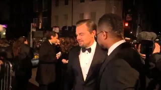 Leonardo DiCaprio arrives at the red carpet BAFTA 14. 02. 2016