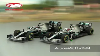 ck-modelcars-video: COMPARISON Mercedes AMG F1 W10 EQ Power+ #44 Lewis Hamilton Minichamps, Spark