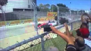 Crazy Crash on Grand Prix of Houston