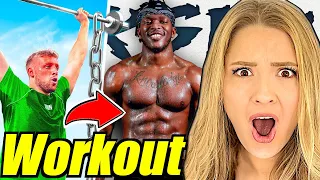 Americans React To SIDEMEN TRAIN LIKE KSI FOR 24 HOURS