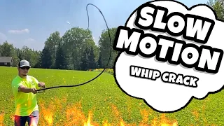 Slow Motion Whip Crack!