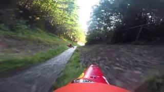 Kayakers Lose Control in Drainage Ditch