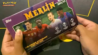 2021/22 TOPPS UEFA CHAMPIONS LEAGUE MERLIN CHROME SOCCER HOBBY BOX OPEINING!!
