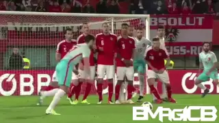 Hakan Çalhanoğlu`s Freekick (Turkey - Austria) | HD