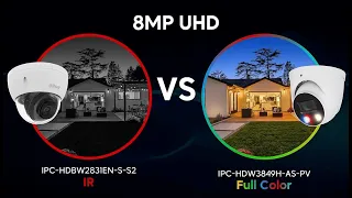 Dahua IPC-HDW3849H-AS-PV Full Color 8MP VS HDW2831EN-S-S2 IR IP Camera