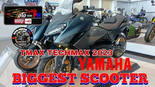 2023 NEW YAMAHA TMAX 560 TECHMAX WALKAROUND REVIEW / SPECS AND PRICE