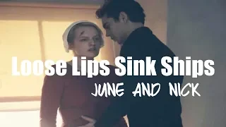 June and Nick - Loose Lips Sink Ships - The Handmaid's Tale