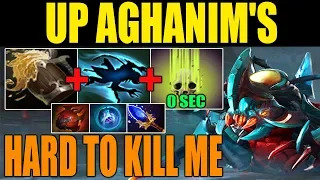 EPIC Upgrade Aghanim's hard to kill me [Thunder Clap+Shukuchi+Life Drain] Dota2 Ability Draft