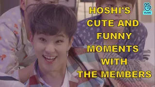 Hoshi Cute and Funny Moments with the Members (SEVENTEEN)