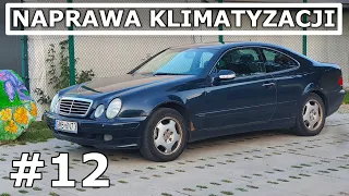 NAPRAWA klimatyzacji - wymiana chłodnicy klimy | Mercedes za 3000zł (#12)