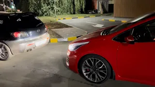 Mazda MPS vs Kia Ceed GT. Перегрели и сломали машину