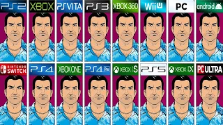 Comparing GTA Vice City in All Consoles (Side by Side) 4K