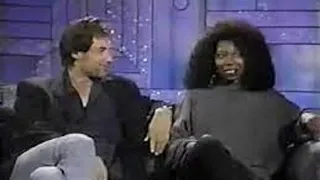 Timothy Dalton & Whoopi Goldberg On The Arsenio Hall Show Promoting "Love Letters" (1991)