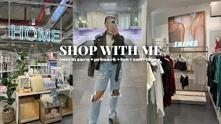 COME SHOP WITH ME: new in zara + primark + H&M + selfridges + more! february 2023 vlog