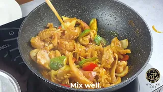 Satay Squid Cooking Video