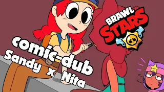 Brawl Stars Sandy x Nita (primer comic-dub editado en PC)