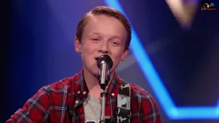 Alexander - Leaving On A Jet Plane  (The Voice Kids 2018  The Blind Auditions)