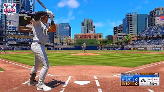 MLB The Show 23 Los Angeles Dodgers vs San Diego Padres - Gameplay #2 60fps HD