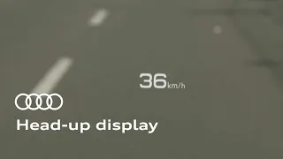 Discover your Audi’s head-up display