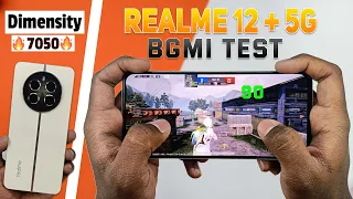 Realme 12 Plus 5G Bgmi Test With Fps Meter 😯 | 90 Fps ? , Heating , Dimensity 7050 Lags ?