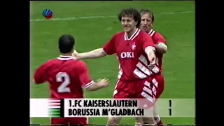 1994-95 1.FC Kaiserslautern-Borussia Mönchengladbach (Sat1 Ran)