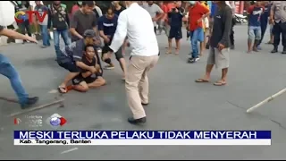 Polisi Amankan Pemuda Yang Mengamuk dengan Membawa Sajam di Banten - BIM 26/03