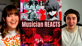 *Mirai Nikki OP 1* DEATH NOTE 2?? (Anime Openings) Musician Reacts