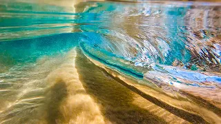 8 hours - Relaxing Slow Motion Underwater Waves | Great Escapes