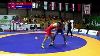 Zaid Ishaq Yacoub MESLAH JOR vs  Souhaib KHDAR MAR   2024 U17 & U23 Arab Championship   Rnd 1   GR 7