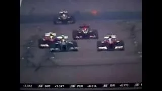 Sorpasso di Alonso e Massa su Hamilton - GP Cina 2013