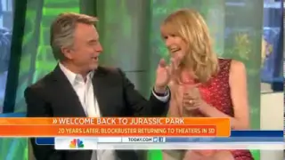 Sam Neill & Laura Dern chat JURASSIC PARK 3D (2013)