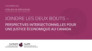 Joindre les deux bouts – Perspectives intersectionnelles pour une justice économique au Canada