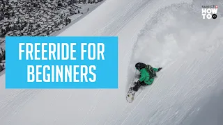 FREERIDE FOR BEGINNERS | HOW TO XV