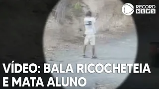 Vídeo: aluno de clube de tiro morre após bala ricochetear e atingi-lo