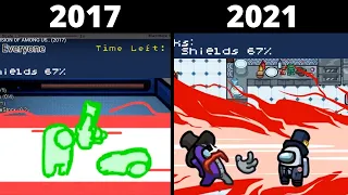 Among Us Game Evolution 2017-2021