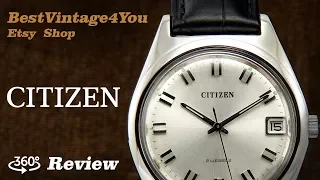 Hands-on video Review of Citizen 21 Jewels Watch From 70s