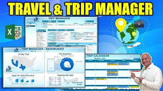 How To Create A Travel And Trip Managing Application In Excel With Custom Menu + FREE Download